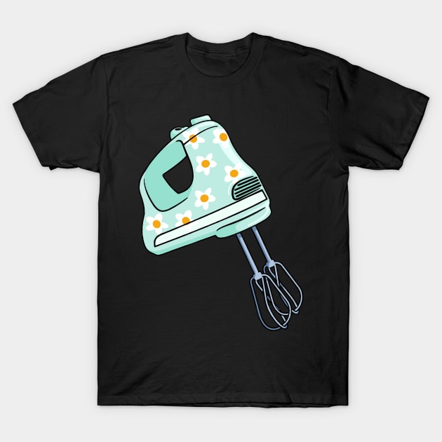 Mint Green Hand Mixer T-Shirt by DreamPassion